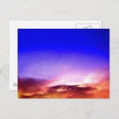 雲(日の入り) ポストカード (正面/裏面)