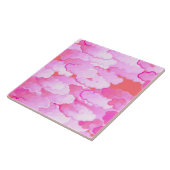 雲、日本の夜明け、オーキッドピンクとサンゴ タイル (側面)