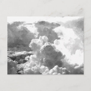 雲（灰色） ポストカード