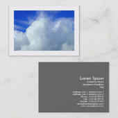 雲(縁ど) 名刺 (正面/裏面)