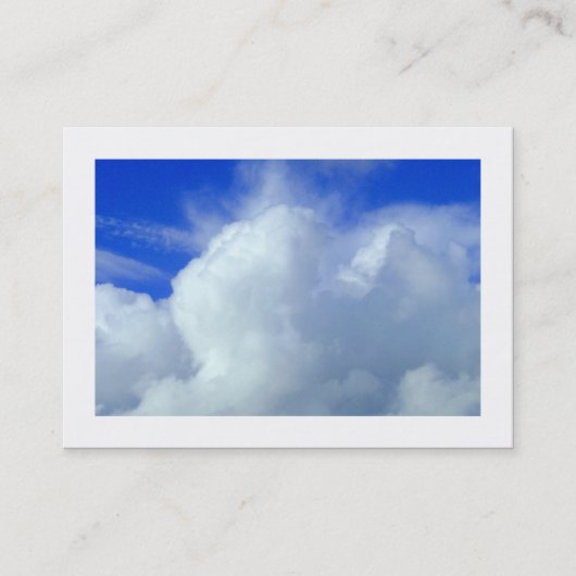 雲(縁取り) 名刺 (正面)
