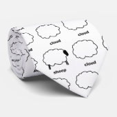 雲、雲、雲、雲、ヒツジ、雲、雲… ネクタイ (ロール)