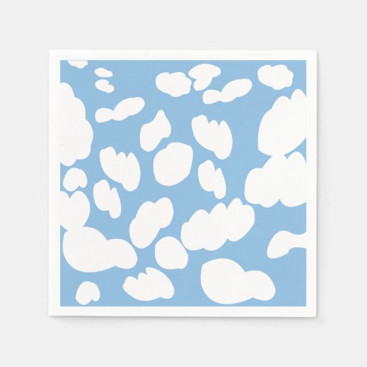 雲 青空 雲 パーティー スタンダードカクテルナプキン (正面)