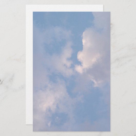 雲（静止） 便箋 (正面/裏面)