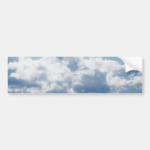 雲–388922美しい空の自然青白い布 バンパーステッカー