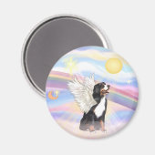 雲 – Bernese Mountain Dog Angel マグネット (正面/裏面)