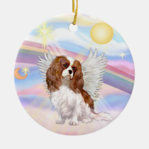 雲 – Cavalier King Charles (blenheim) セラミックオーナメント