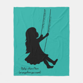 雲(m)への振動 フリースブランケット