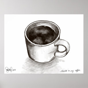 雲(My Coffee) ポスター