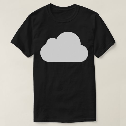 雲 Tシャツ (デザイン正面)
