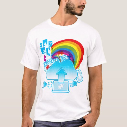 雲 Tシャツ (正面)