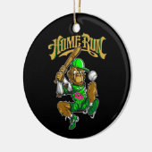 雷が鳴走る セラミックオーナメント (左)