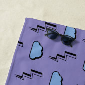 雷と稲妻図 ビーチタオル (インサイチュ)