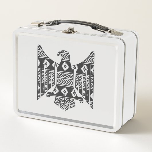 雷アステカ鳥 メタルランチボックス (正面)
