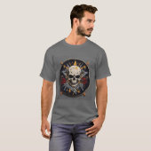 雷スカル:ボルト旅団 Tシャツ (正面フル)