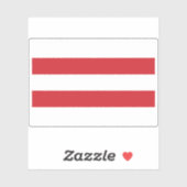 雷建国旗 シール (シート)