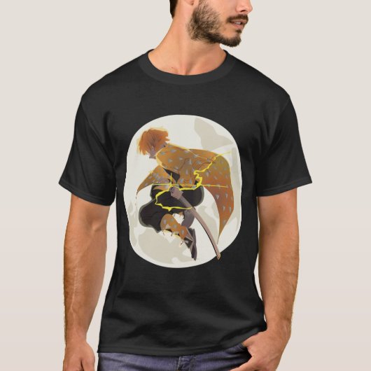雷息禅(月) Tシャツ (正面)