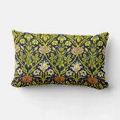 雷文のこの甘い花柄を個人化して下さい ランバークッション (裏面)