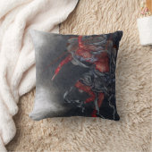 雷神北斎 クッション (ブランケット)