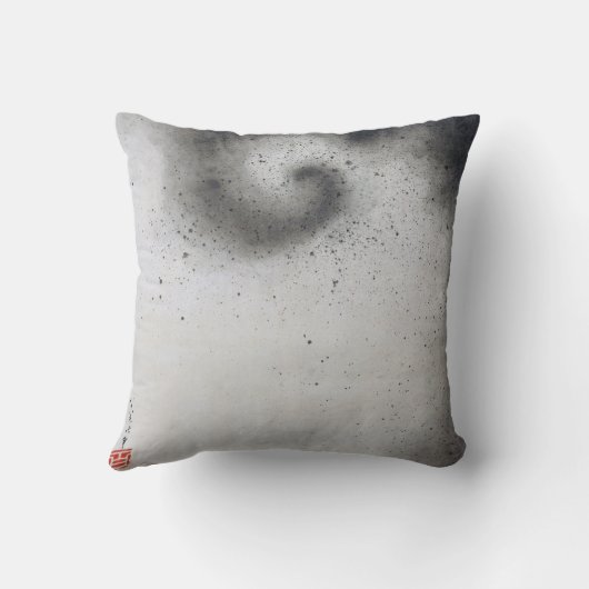 雷神北斎 クッション (裏面)