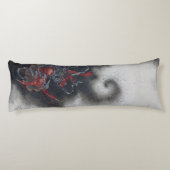 雷神北斎 ボディピロー (裏面)