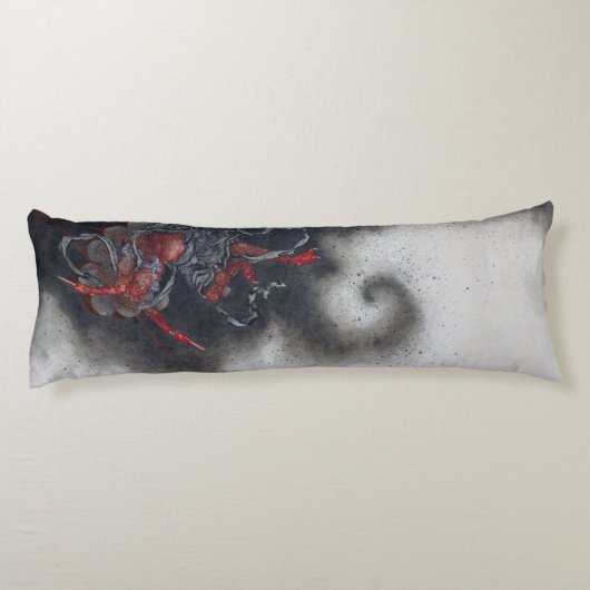 雷神北斎 ボディピロー (裏面)