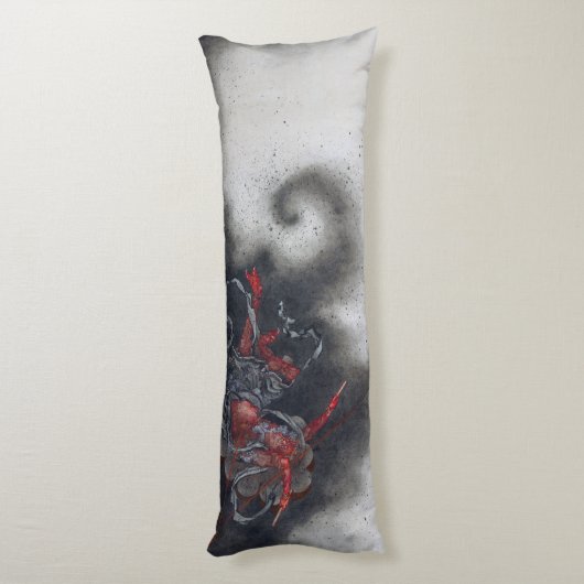 雷神北斎 ボディピロー (裏面 (縦))