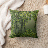 雷雨つる植物 クッション (ブランケット)