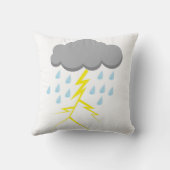 雷雨と稲妻 クッション (裏面)