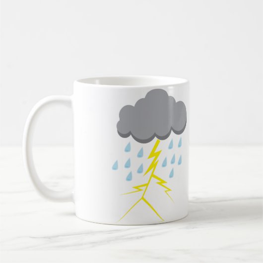 雷雨と稲妻 コーヒーマグカップ (左)