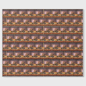 雷雨に襲われた象 ラッピングペーパー (フラット)