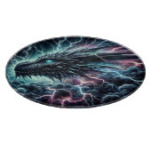 雷雨の中のドラゴンヘッド稲妻 カッティングボード (角)