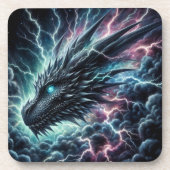 雷雨の中のドラゴンヘッド稲妻 コースター (正面)