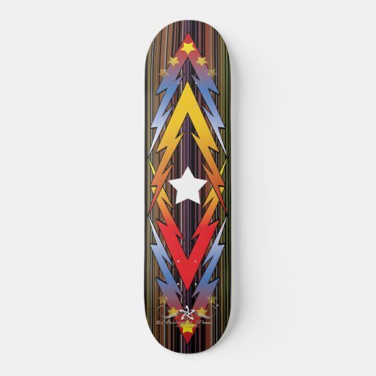 雷雨の星 スケートボード (正面)