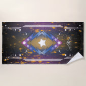 雷雨の星 ビーチタオル (正面)