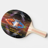 雷雨の星 卓球ラケット (横)