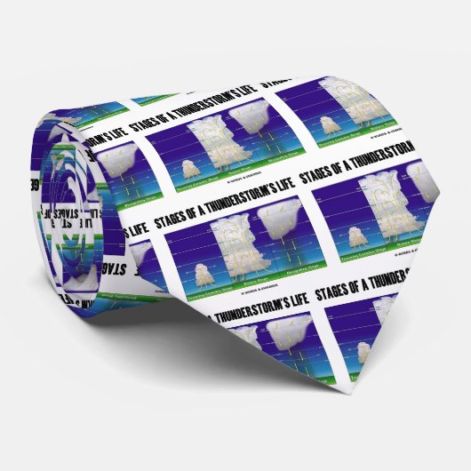 雷雨の生命(気象学)のステージ ネクタイ (ロール)