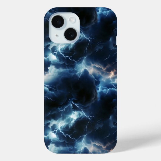 雷雨照明パターン Case-Mate iPhoneケース (裏面)