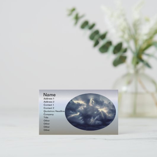 雷雨稲妻 名刺 (スタンド正面)