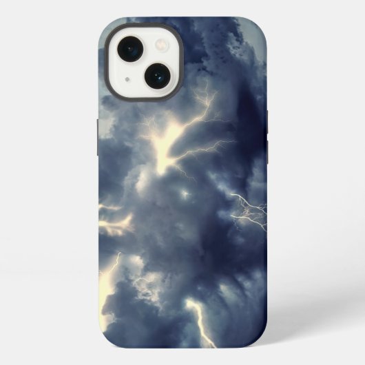 雷雨稲妻 iPhoneケース (裏面)