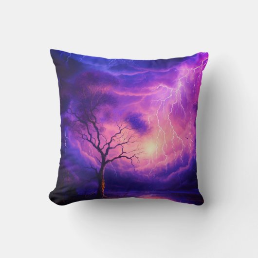 雷雨 クッション (正面)