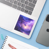 雷雨 シール (ノートパソコンとiPhone)