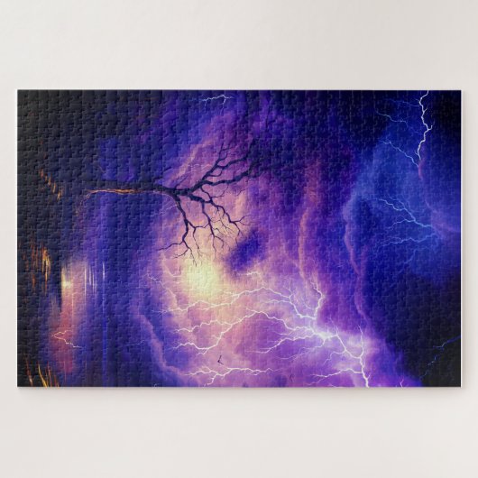 雷雨 ジグソーパズル (横)