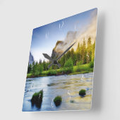 雷雨 スクエア壁時計 (傾斜)