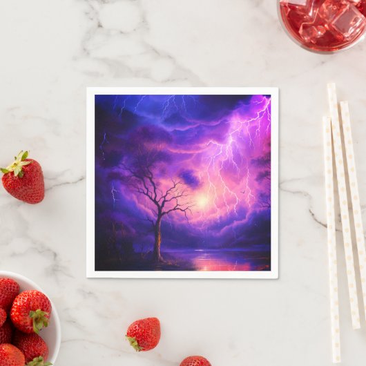 雷雨 スタンダードカクテルナプキン (インサイチュ)