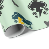 雷雨⚡ラッピング紙。 ラッピングペーパー (ロールコーナー)