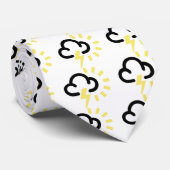 雷雨: レトロの天気予報の記号 ネクタイ (ロール)