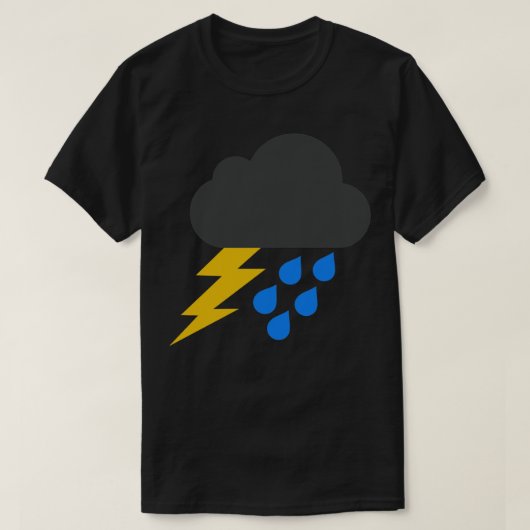 雷雨 Tシャツ (デザイン正面)