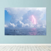 雷雲 キャンバスプリント (インサイチュ (ウッドフロア))