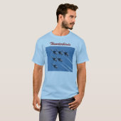 雷鳥の写真のワイシャツ Tシャツ (正面フル)